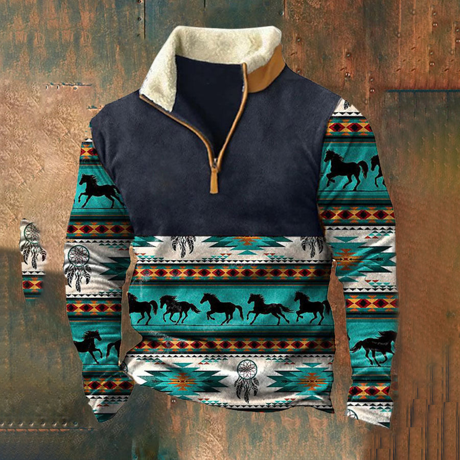 👕Nowy, modny męski sweter z długim rękawem 3D na jesień i zimę
