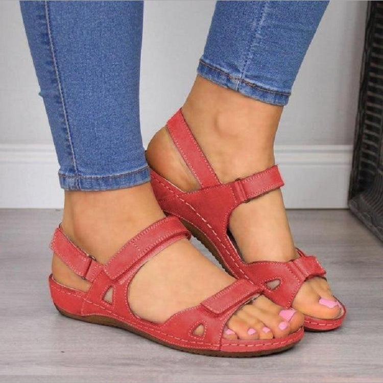 ✨ 50% popust 🔥【Velikost 35-43】Ženski mehki in udobni sandali iz pravega usnja ✅️Plačilo po povzetju