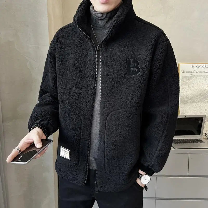 ⛄【L-6XL】Κομψό νέο ανδρικό χειμερινό fleece μπουφάν