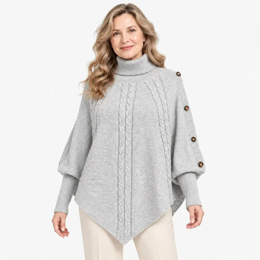 【S-3XL】Priljubljen jesensko/zimski kos! Ta topla pletena pelerina zlahka laska postavi in skrije morebitne nepopolnosti. ✨