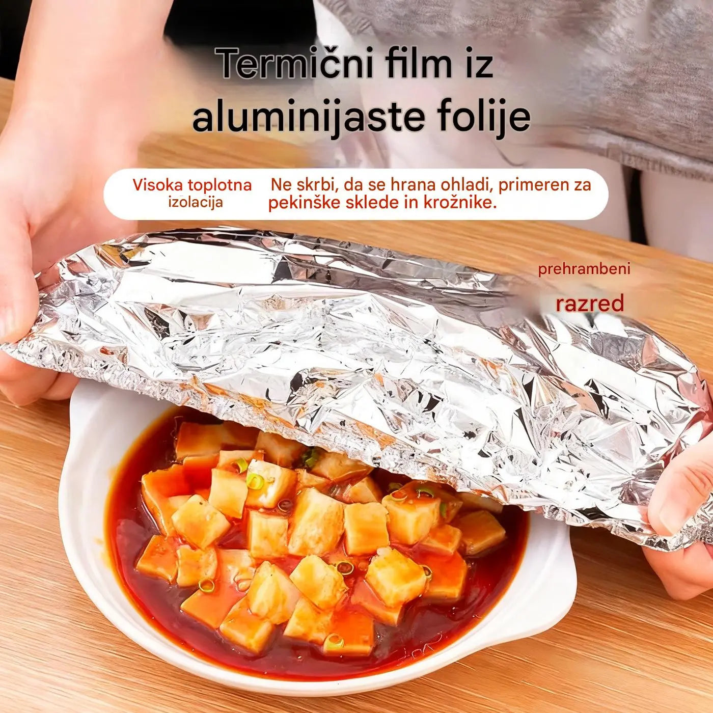 📢📢 50 % POPUST!⏰【100 kosov】 Izolacijski pokrov iz aluminijaste folije