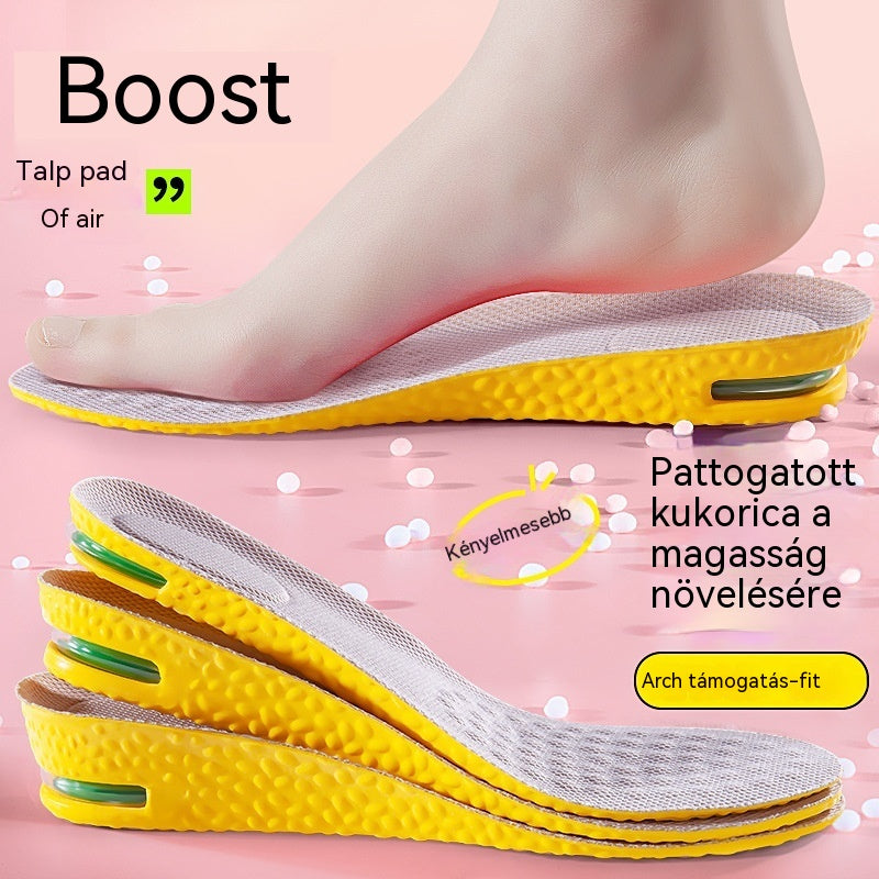 💥【Vásároljon 1-et, kapjon 1-et ingyen】👟 Kényelmes talpbetétek légpárnával, magasságnövelő hatással 📈