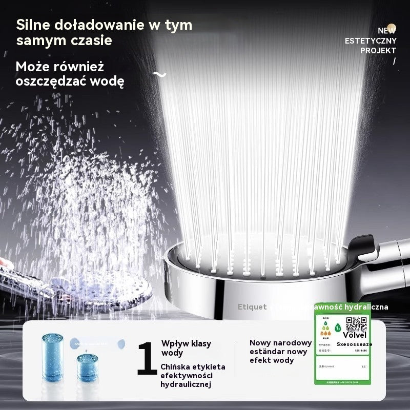 💦🚿 6-funkcyjna głowica prysznicowa wysokociśnieniowa Głowica prysznicowa do podgrzewacza wody w łazience