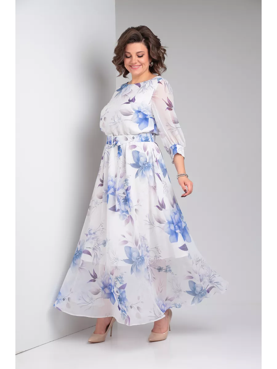 【Második termék féláron】👗 【S-5XL】2026 Új, divatos, hosszú, sifon mintás ruha