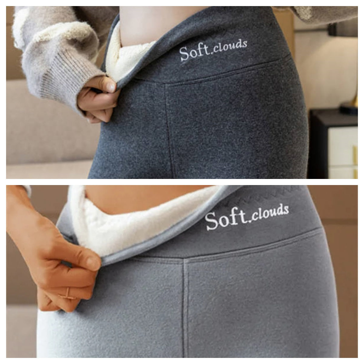 🔥【S–5XL】Meleg gyapjú leggings magas derékkal – rugalmas, kényelmes, nagy méretben