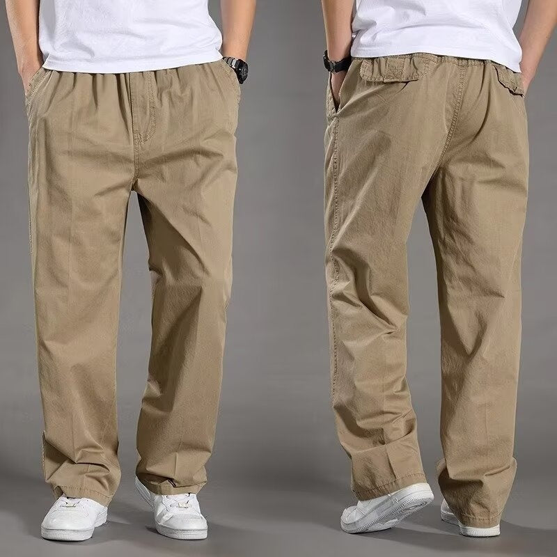 😎👖【Ειδική Προσφορά🔥】Ανδρικό παντελόνι cargo, άνετο και χαλαρό, σε μεγάλα μεγέθη