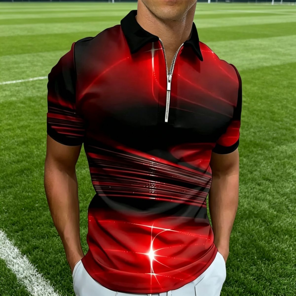 💟【S-6XL】😎2026 Új, divatos, mintás, rövid ujjú férfi póló