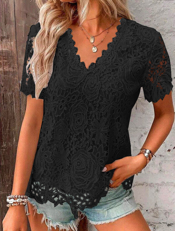🌼🌼2026 Nova modna ženska čipkasta bluza (S-5XL)
