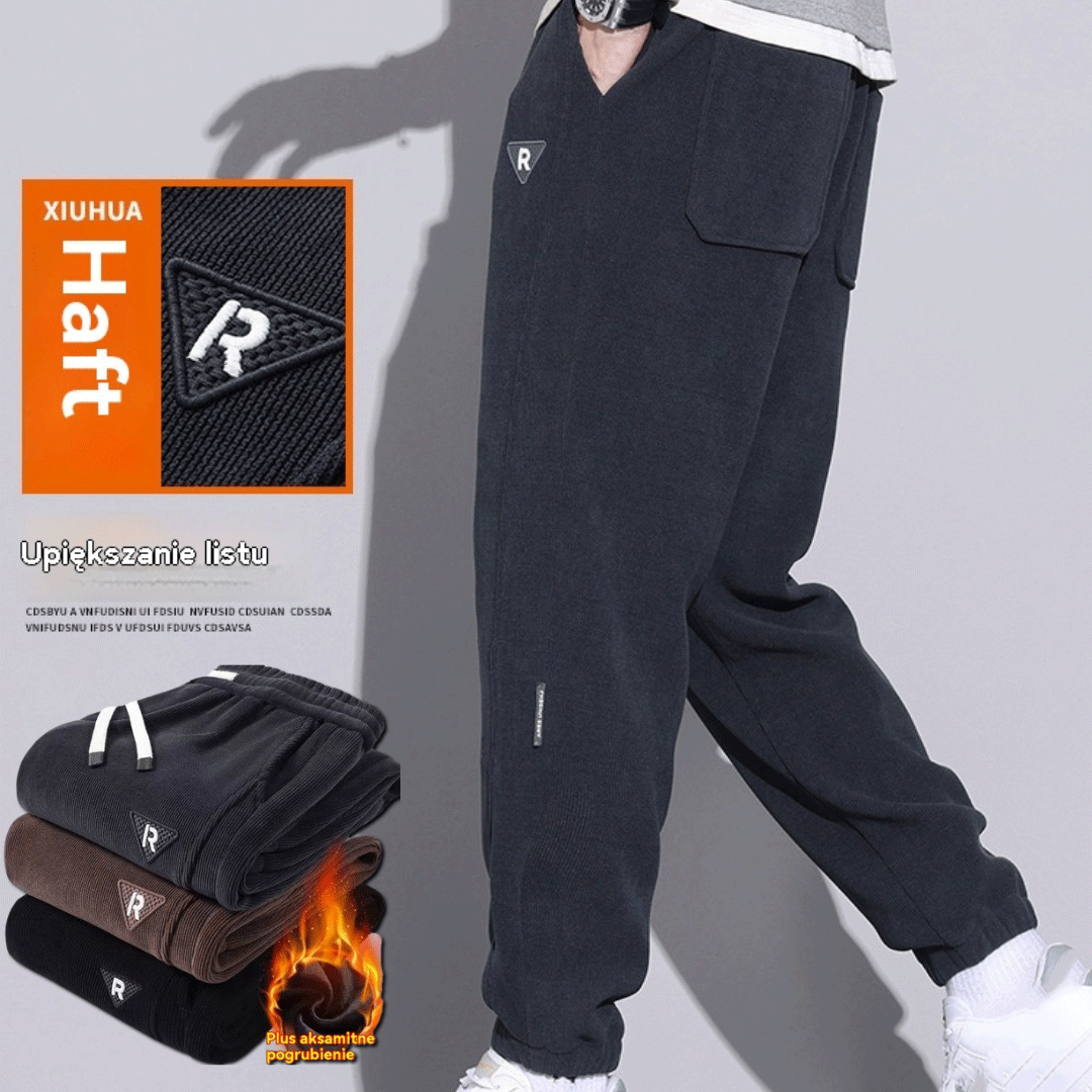 🔥【M-5XL】🖤Nowe, grube, ciepłe i wygodne męskie spodnie casualowe na zimę