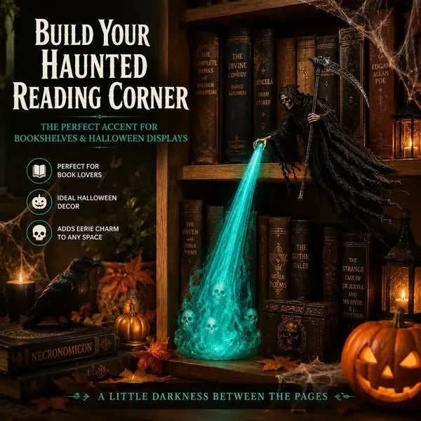 🎃🔥 3D angyalos dekoratív LED világítás | Fantázia megvilágított könyvespolc dekoráció