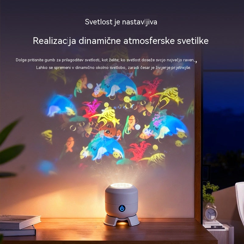 Dinamični vrtljivi LED projektor