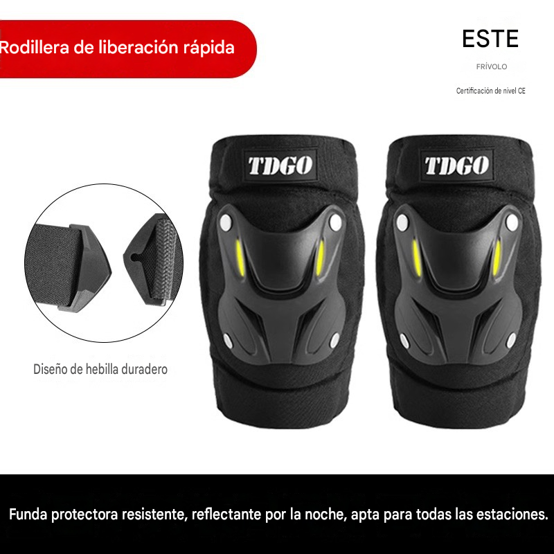 Egész évszakos, fluoreszkáló térdvédők