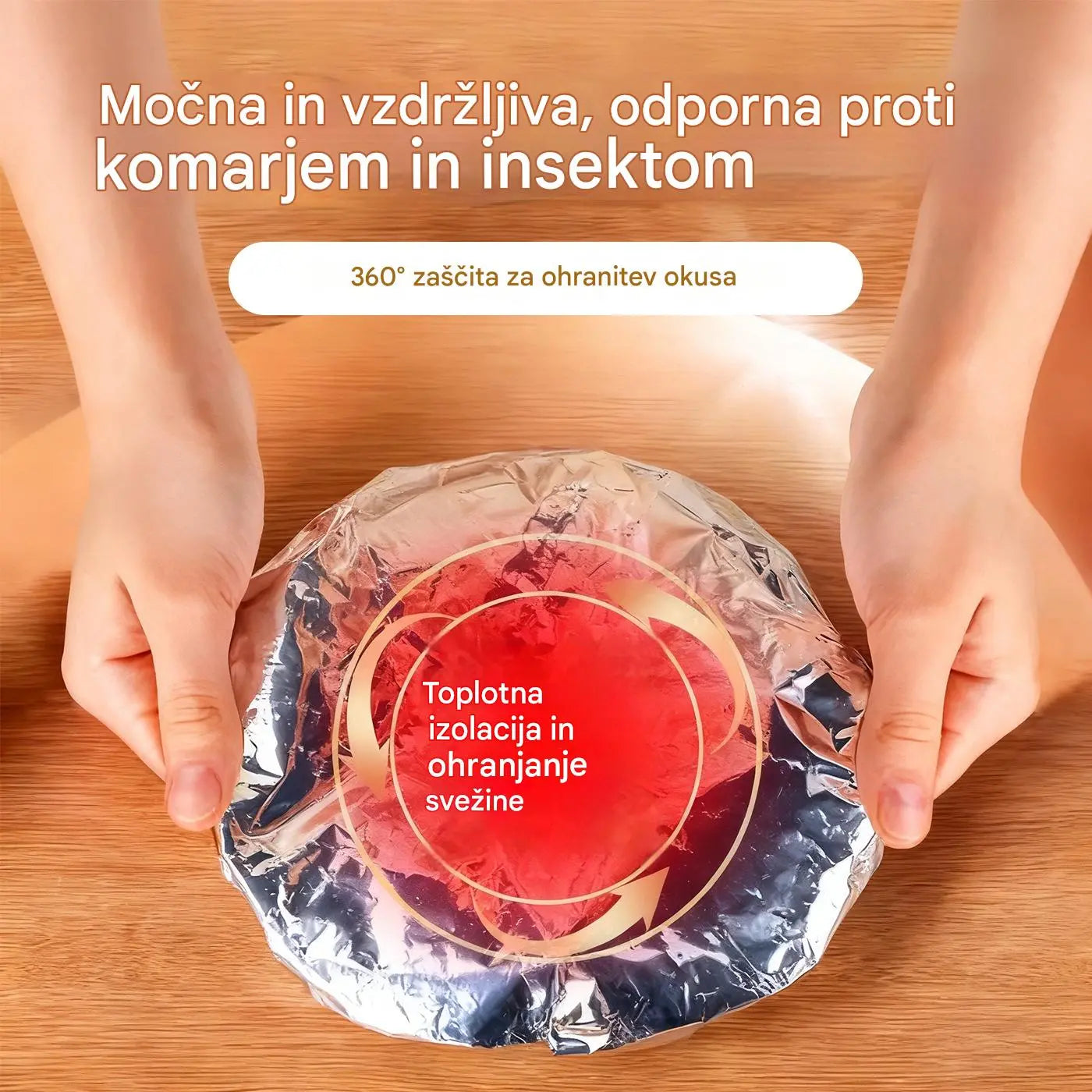 📢📢 50 % POPUST!⏰【100 kosov】 Izolacijski pokrov iz aluminijaste folije