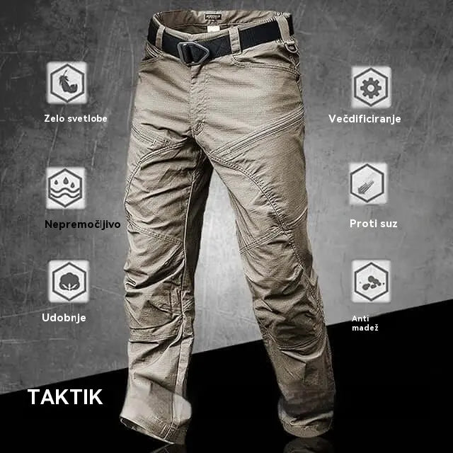 🔥Najbolje prodajane🔥Moške vrhunske maskirne taktične bojne hlače [S-5XL] z žepi, vodoodporne in trpežne