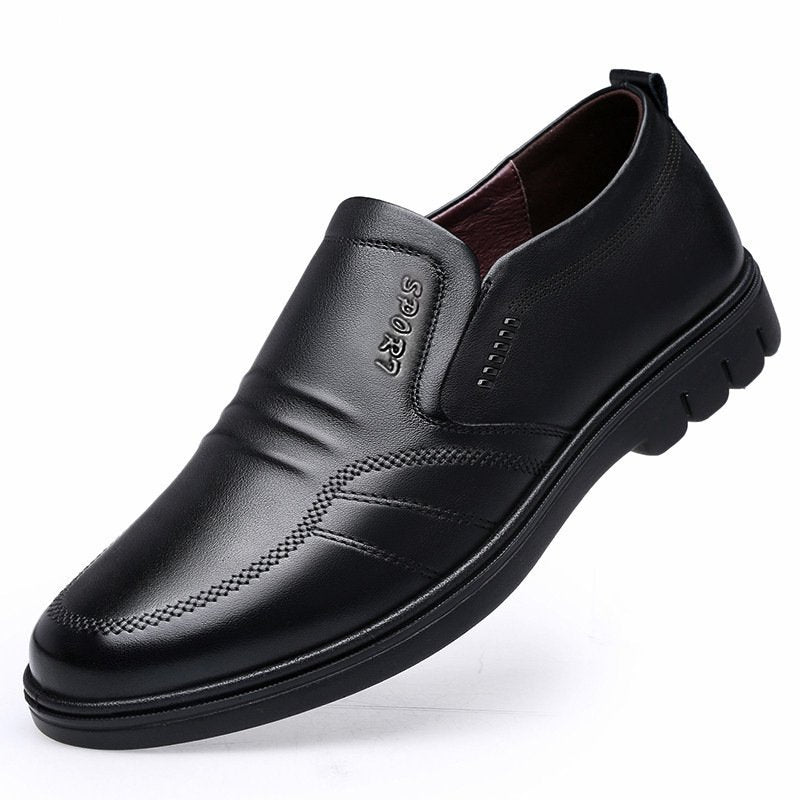 👞【39-44】2025 Męskie buty sportowe na co dzień, skóra naturalna, miękka podeszwa, antypoślizgowe, oddychające