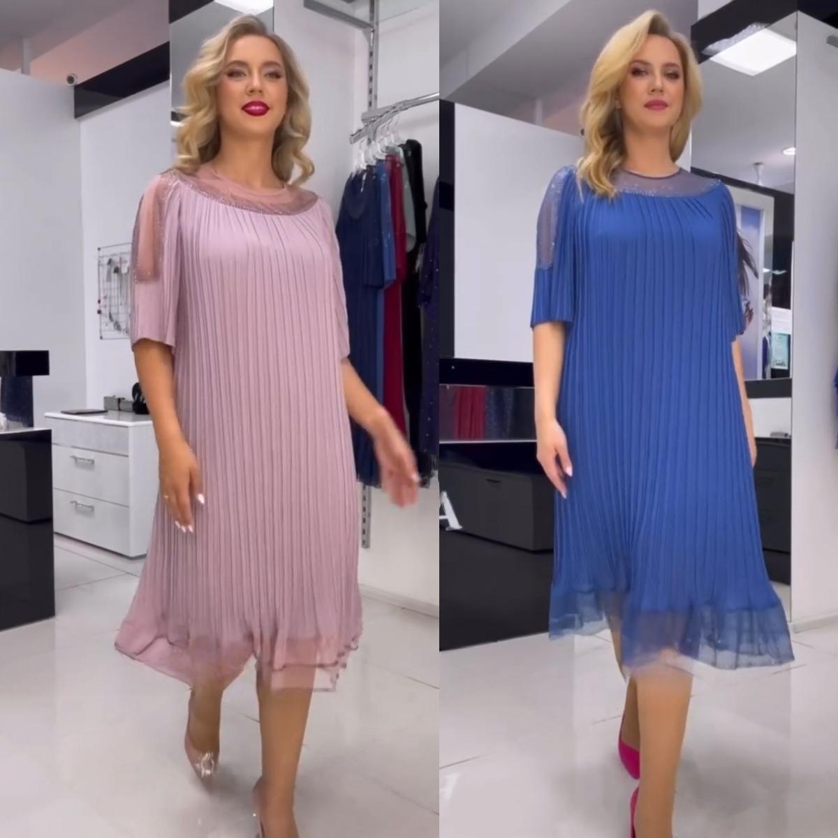 🔥🔥【Nowe produkty sprzedające się na gorąco】【S-5XL】Elegancka plisowana sukienka