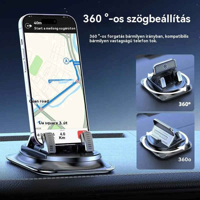 🔥🚗Biztonságos és okos: A tökéletes 2 az 1-ben autós telefontartó! 🚗