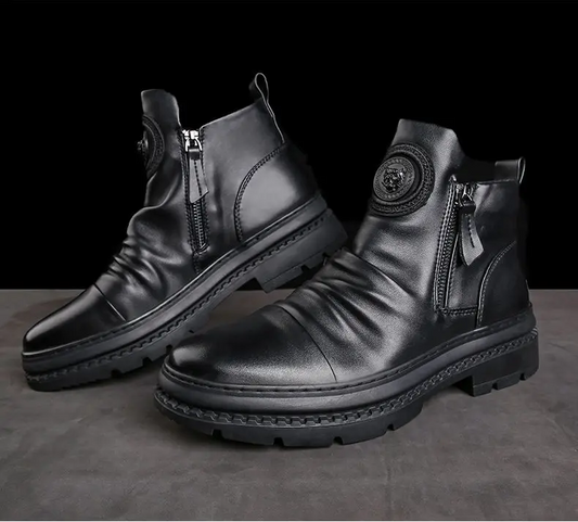【39-44】 Nowe skórzane buty męskie, wysokiej jakości skóra bydlęca, ręcznie robione.