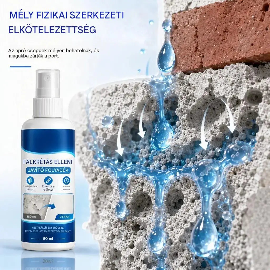 🏆100 ml + 50 ml (2 üveg)💥 Faljavító folyadék és edző — Egyetlen termékben egyesíti a hézagkitöltést, a tömítést és a megerősítést.