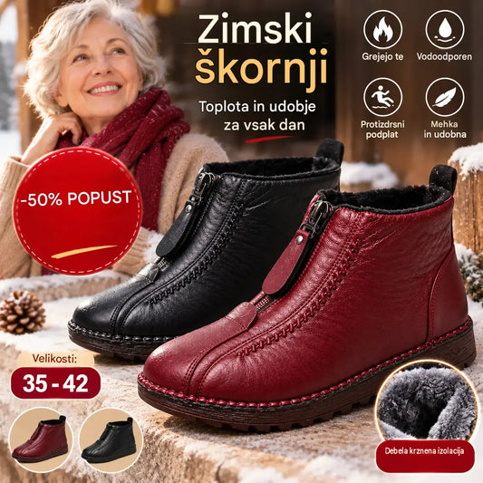 【35-41】Ročno izdelani italijanski usnjeni ženski čevlji