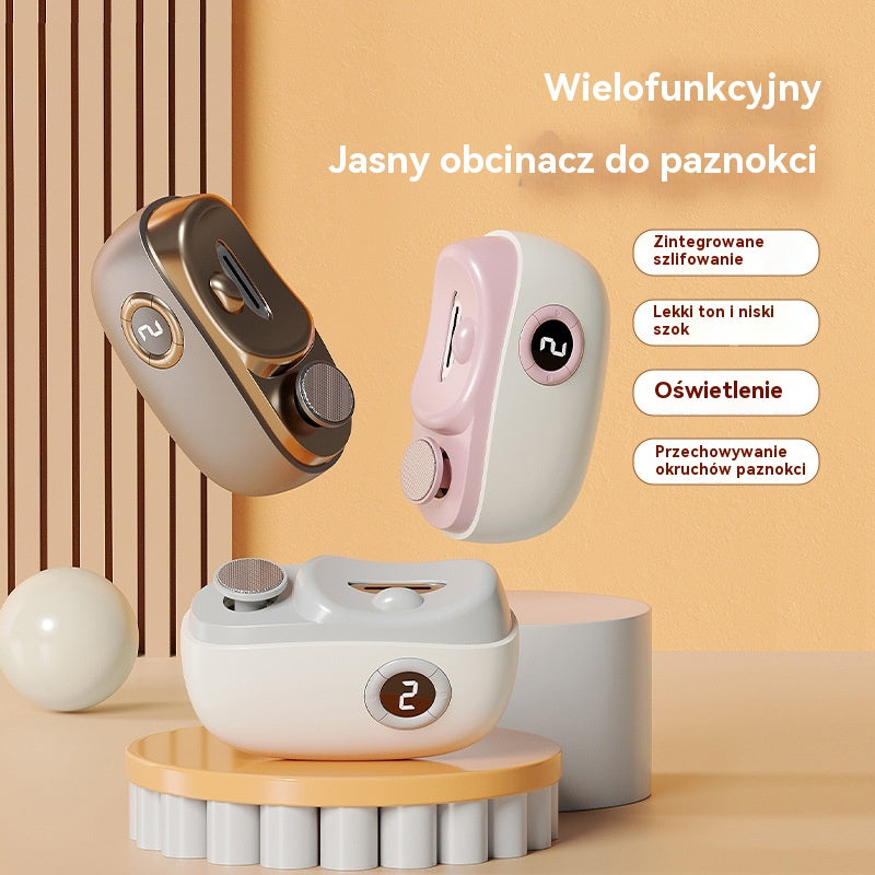 ✂️💅🔥Kup 1, a 1 dostaniesz gratis🔥 Wielofunkcyjny elektryczny pilnik do paznokci z zabezpieczeniem przed przytrzaśnięciem. Elektryczny obcinacz do paznokci.