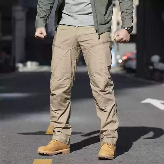 🔥【S-6XL】Męskie spodnie wojskowe typu cargo 🛒 (40-105 kg)