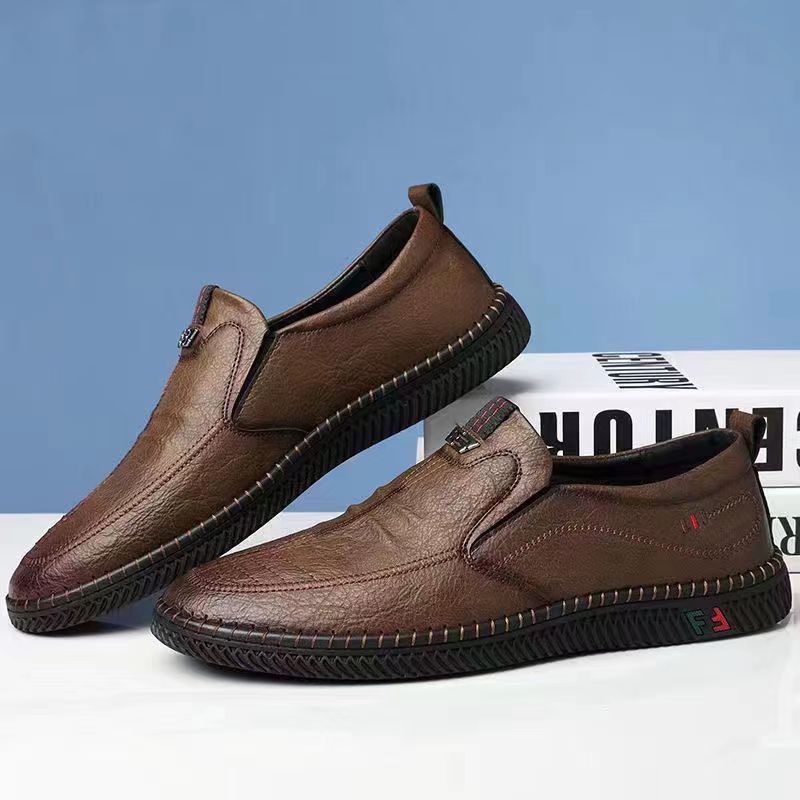 👞 Férfi cipők puha, természetes bőrből - Teljes kényelem érett férfiaknak