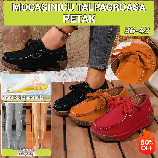 🎉🎉【36-43】2025 jesień nowe damskie zamszowe buty codzienne sznurowane