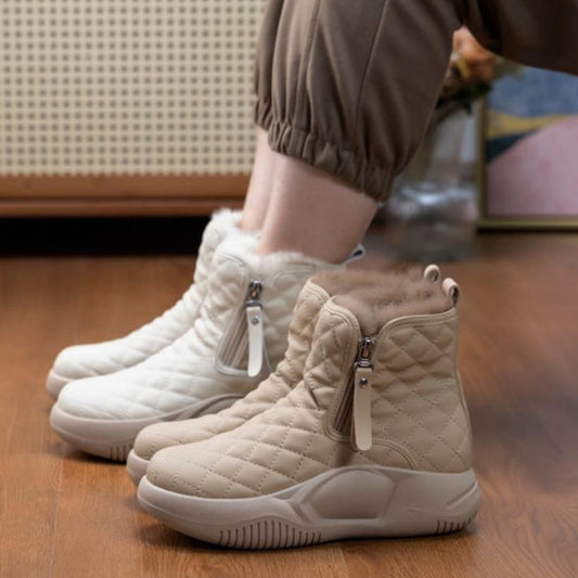 【35-40】Damskie, ciepłe śniegowce z grubą podeszwą