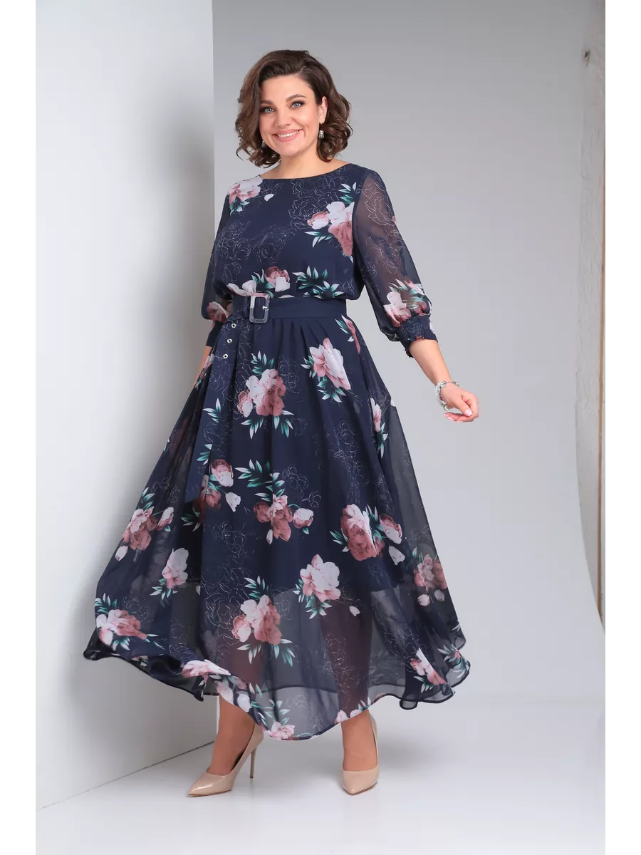 【Második termék féláron】👗 【S-5XL】2026 Új, divatos, hosszú, sifon mintás ruha
