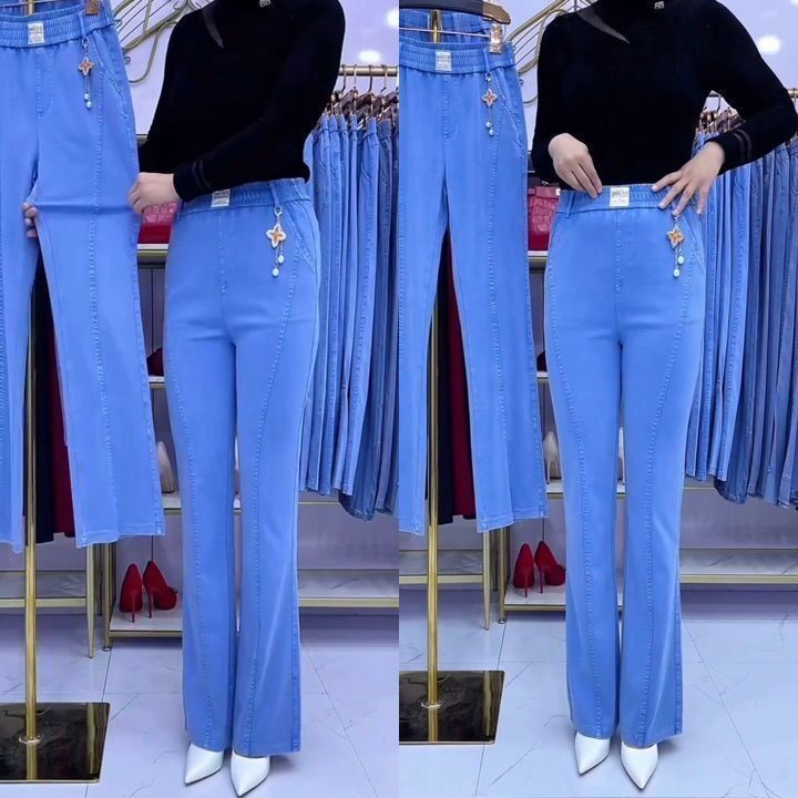 👖[S-4XL] 2025 Damskie jeansy z wysokim stanem i elastyczną talią