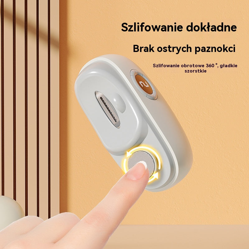 ✂️💅🔥Kup 1, a 1 dostaniesz gratis🔥 Wielofunkcyjny elektryczny pilnik do paznokci z zabezpieczeniem przed przytrzaśnięciem. Elektryczny obcinacz do paznokci.