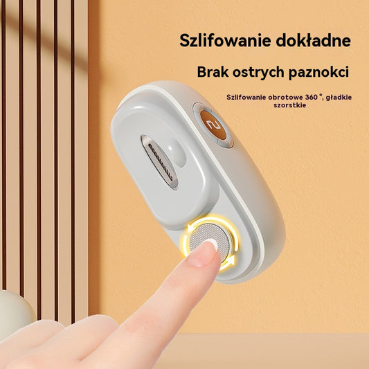 ✂️💅🔥Kup 1, a 1 dostaniesz gratis🔥 Wielofunkcyjny elektryczny pilnik do paznokci z zabezpieczeniem przed przytrzaśnięciem. Elektryczny obcinacz do paznokci.