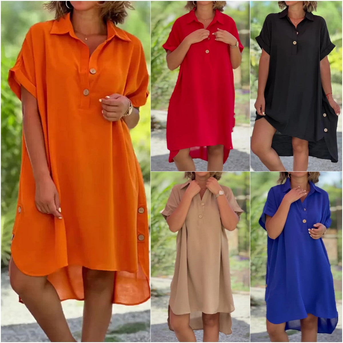 🔥👗【Gorąca sprzedaż🏆】【S-5XL】Wysokiej jakości, lekka i oddychająca modna sukienka