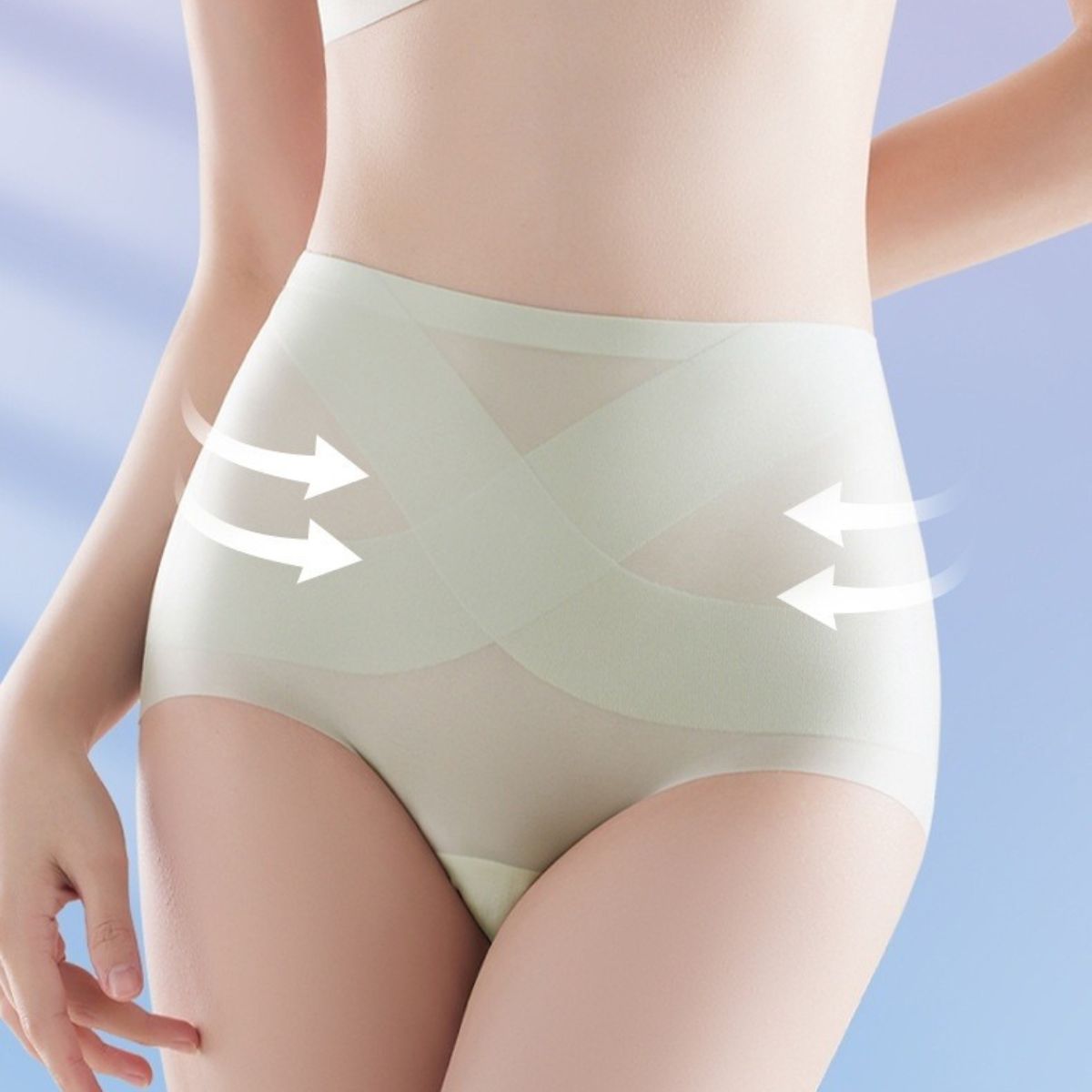 🔥🩲 (6 darabos szett) Utolsó nap - 50% kedvezmény - Új érkezés: Ice Bandage magas derekú, varrás nélküli alakformáló bugyi