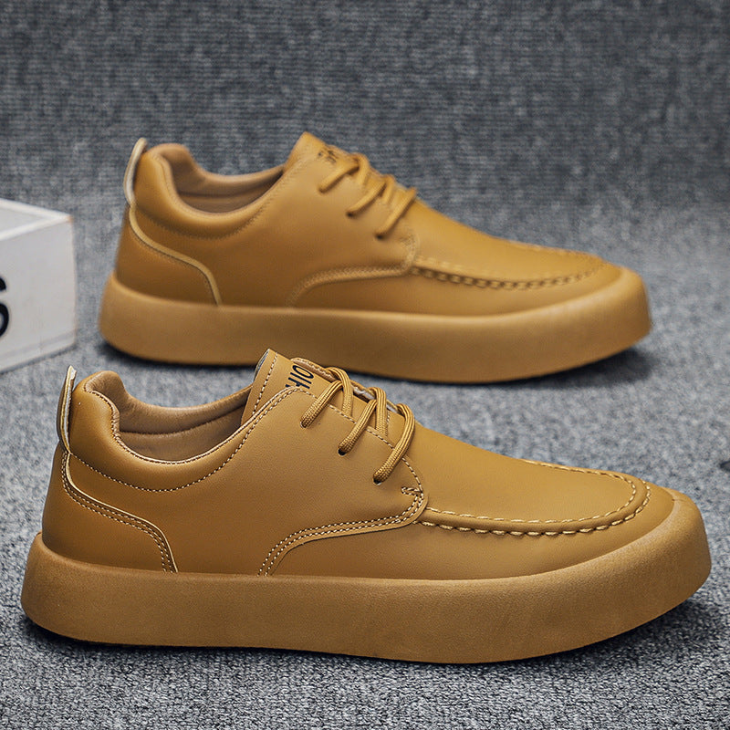 【39-46】 2025 nowa moda wiosenna brytyjskie męskie buty na co dzień w stylu retro