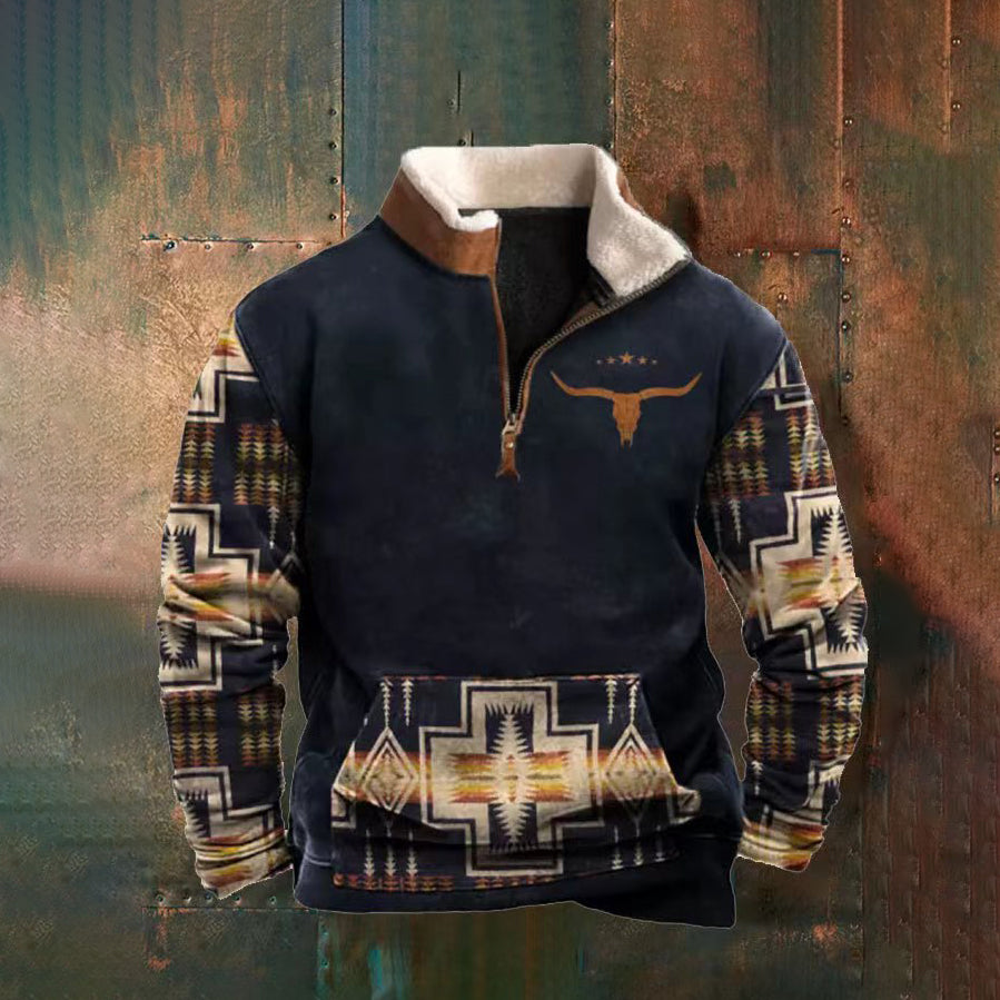 👕Nowy, modny męski sweter z długim rękawem 3D na jesień i zimę