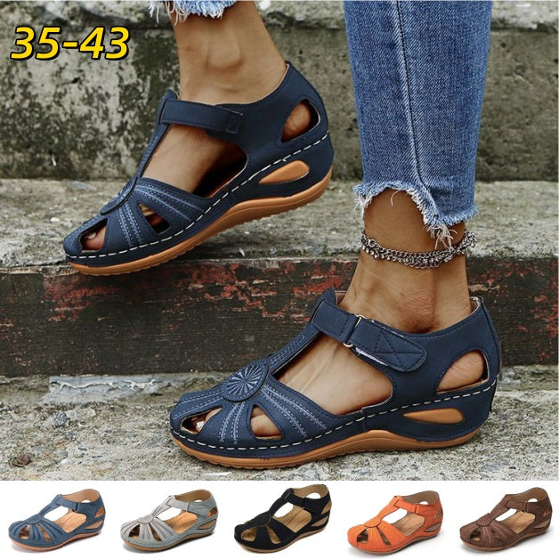 ✨🩰【Oferta especial de temporada】【Tallas 35-43】Sandalias romanas para mujer - Piel cómoda y suave, pago contra entrega disponible
