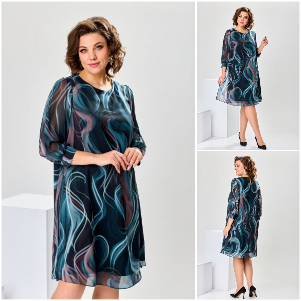 🍁【S-5XL】💖2025 nowy styl modna wysokiej jakości elegancka sukienka