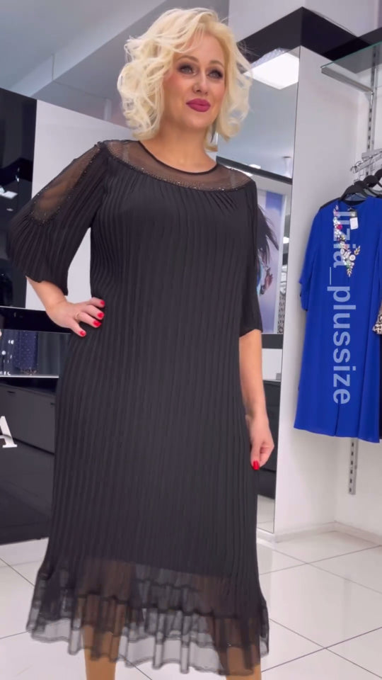 🔥🔥【Nowe produkty sprzedające się na gorąco】【S-5XL】Elegancka plisowana sukienka