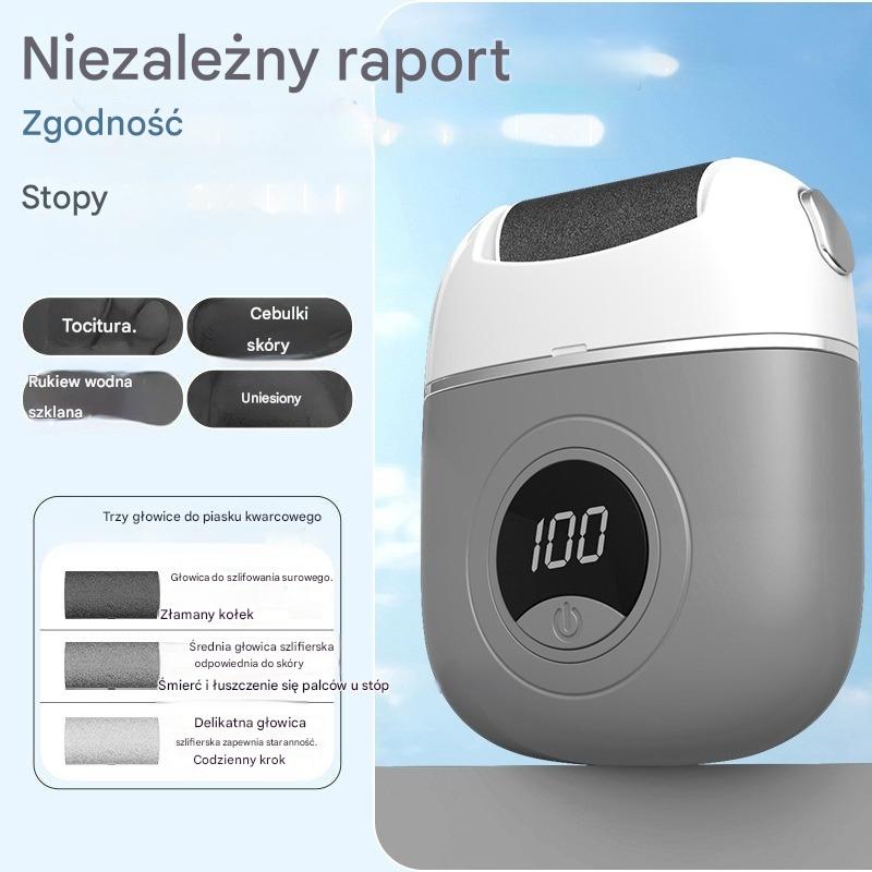 🦶🛁【Kup 1, otrzymaj 1 gratis】✨🔥Nowa elektryczna rolka do pedicure usuwająca martwy naskórek z pięt. Nadaje się do pielęgnacji stóp.