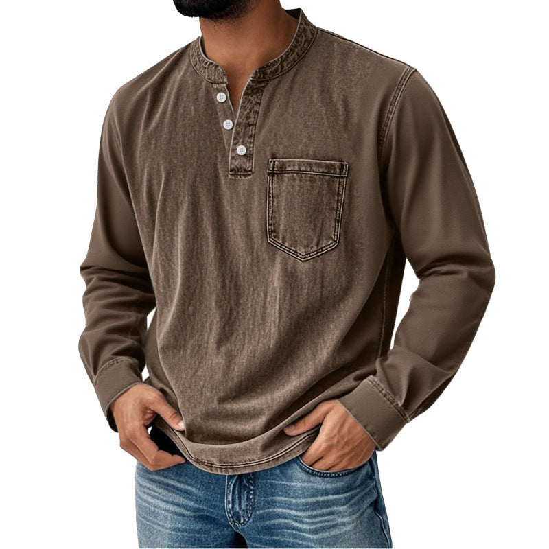👔Camisa casual de manga corta para hombre, ideal para primavera/verano.-E
