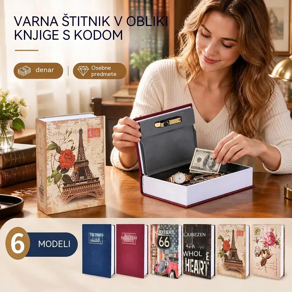 🔐📚 Skriti sef v obliki knjige