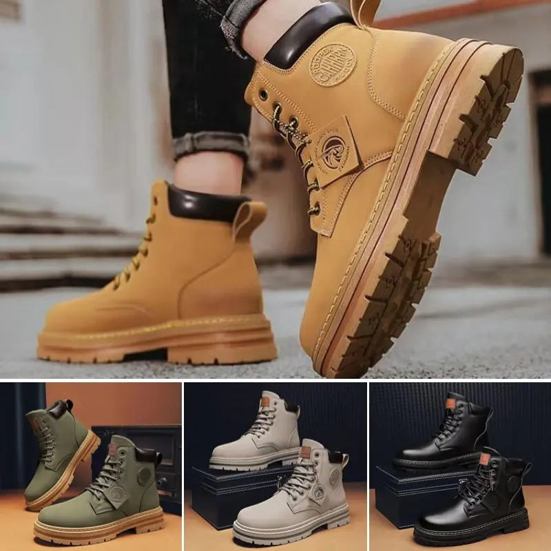 🔥🔥【Velikosti 39–48】Nov jesensko/zimski stil: moški nedrseči čevlji z debelim podplatom