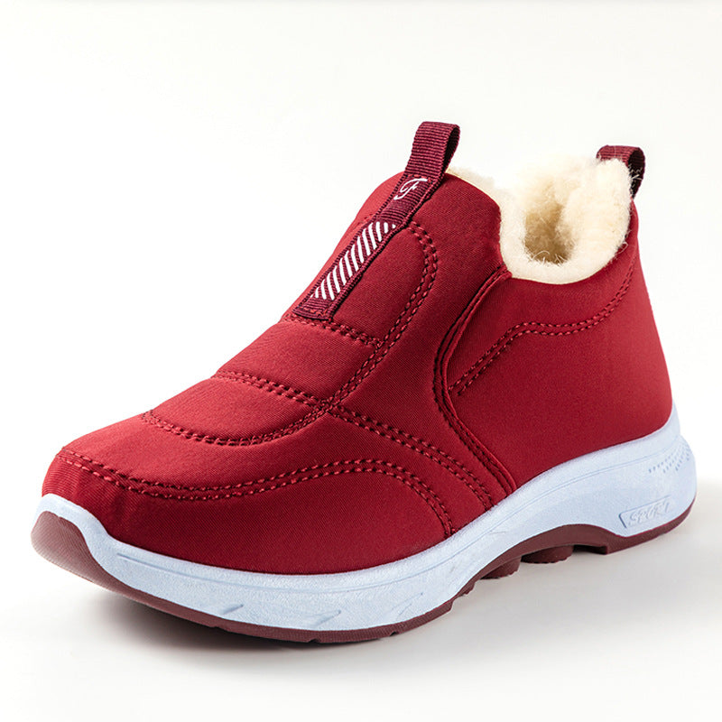 【35-41】2025 jesień i zima nowy styl, ciepłe i antypoślizgowe, pogrubione buty sportowe damskie