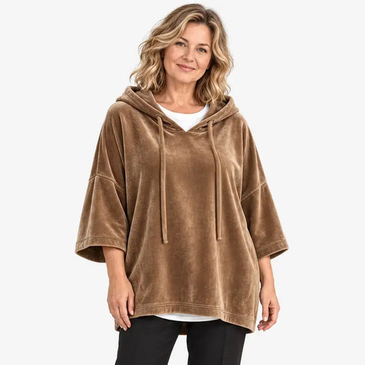 【S-5XL】Jesen/zima 2026 Ohlapna pulover s kapuco (z nastavljivo vrvico)