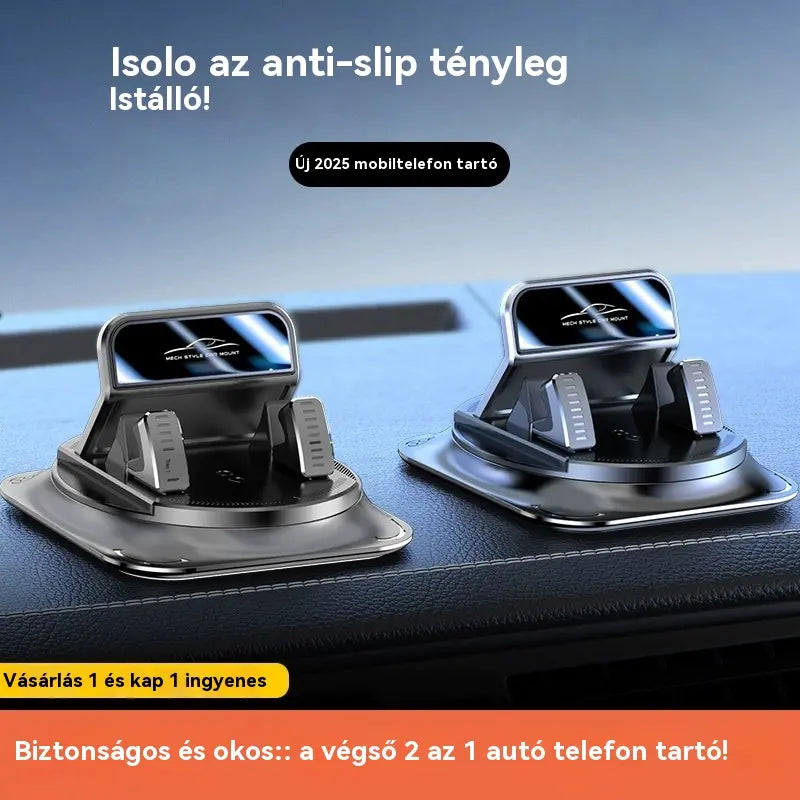 🔥🚗Biztonságos és okos: A tökéletes 2 az 1-ben autós telefontartó! 🚗