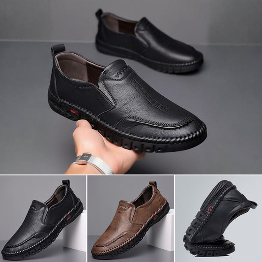 🔥【39-44】Moški športni copati · Pravo usnje, mehak podplat, nedrseči in zračni · 50% popusta, omejena ponudba