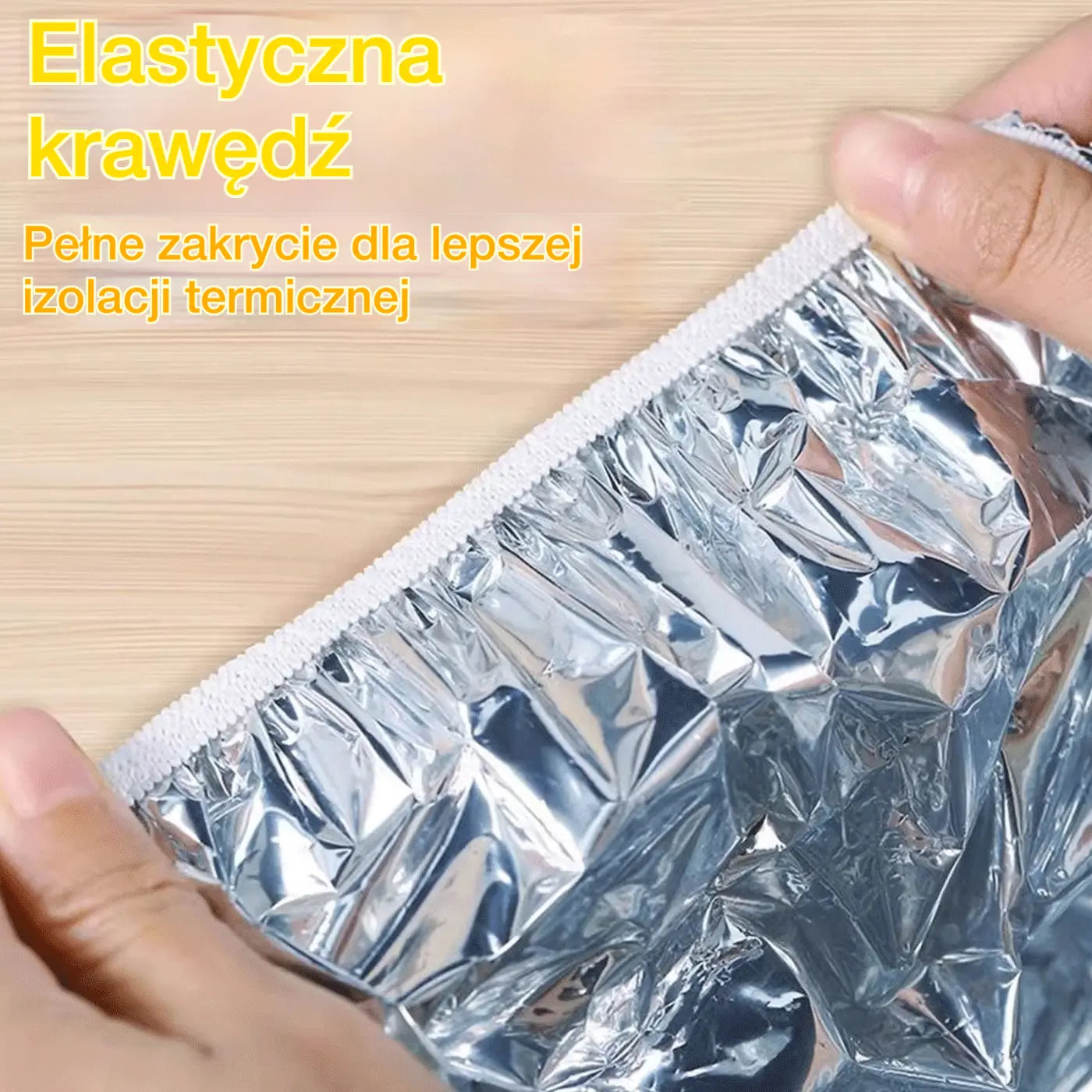 📢📢 RABAT 50%!⏰【100 sztuk】 Pokrywa izolacyjna z folii aluminiowej