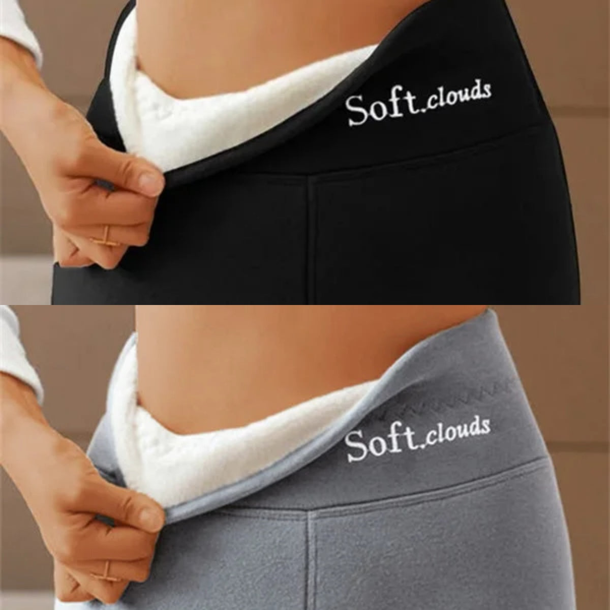 🔥【S–5XL】Meleg gyapjú leggings magas derékkal – rugalmas, kényelmes, nagy méretben